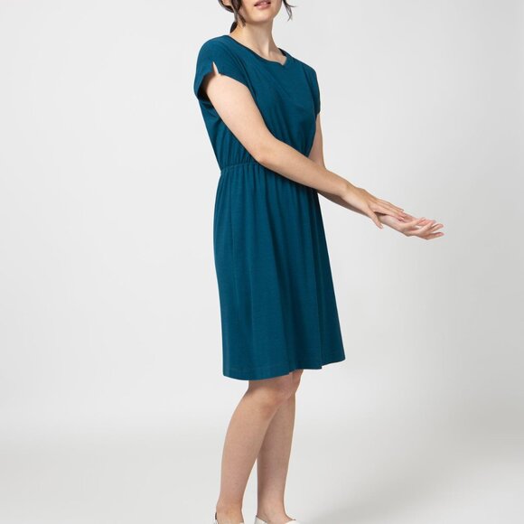 FIG Rosedale Dress Cotton TEAL XL - Picture 1 of 5